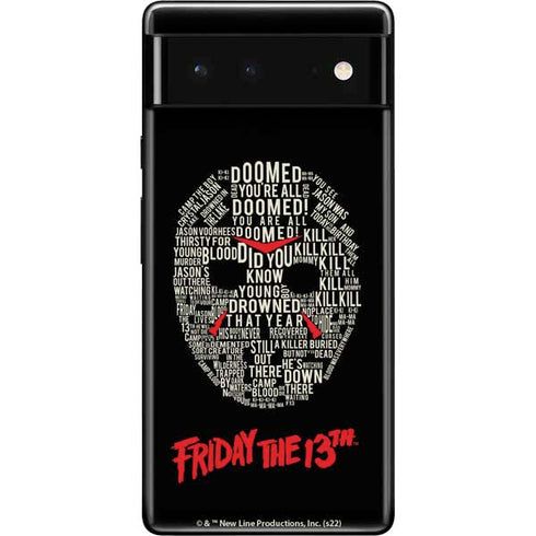Warner Bros Friday the 13th Doomed Google Pixel 6 Skin